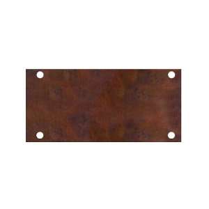  6 x 30 Screw Mount Weathered Rust Finish Steel Kick 