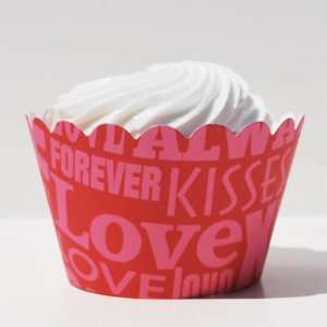  Designer Love Actually Cupcake Wrappers (set of 96 