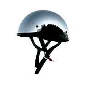 Skid Lid Chrome Original Half Helmet XL for Harley Davidson & Custom 