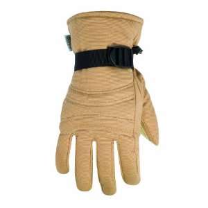  Custom Leathercraft 2094M Brown Cotton Ski Glove with 