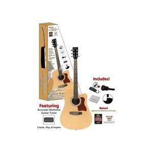 Spectrum Cutaway Acoustic Guitar   Black/Brown (AIL 129 