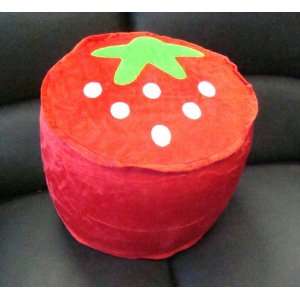  CHILLI RED STRAWBERRY Inflatable Ottoman/ CHAIR 
