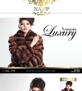 Top luxury Chinchilla Fur Coat + Golden  