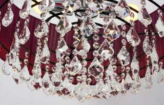 New rose pink Luxury chandelier crystal clear lamp  