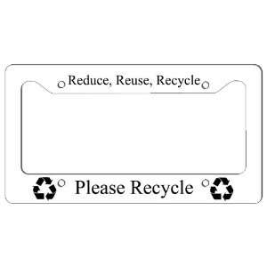  Recycle License Plate Frame Automotive