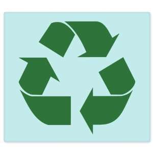  Recycle SIGN Green sticker decal 4 x 4 Automotive