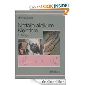 Notfallpraktikum Kleintiere (German Edition) Thomas Steidl  