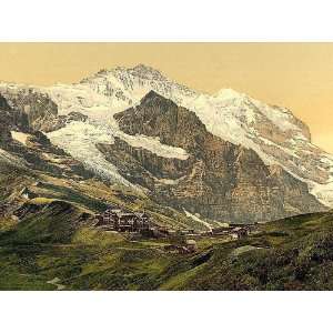  Vintage Travel Poster   Scheidegg Hotel Jungfrau Bernese 