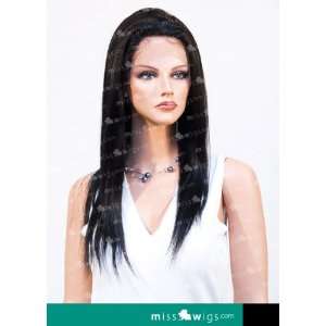  Full Lace Wig 16 #1 Silky Straight 