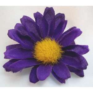  Tiny Purple Daisy Hair Flower Clip Beauty