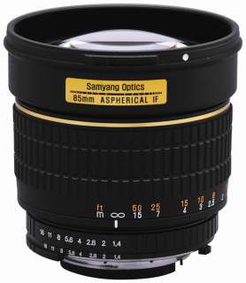 Samyang 85mm F1.4 Aspherical Lens for Nikon D4 D3X D3S D800 D800E D700 