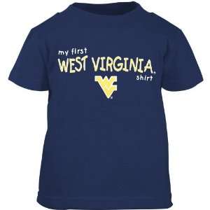  West Virginia Mountaineers Navy Blue Infant My First T 