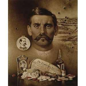 Don Crowley   Doc Holliday Well Ill Be Damned Canvas Giclee  