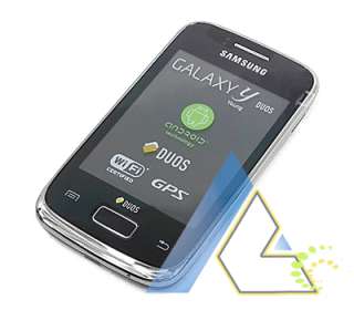 Samsung S6102 Galaxy Y Duos Unlocked Phone Black+4Gifts+1 Year 