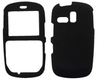 Samsung R355c STRAIGHT TALK MIRROR Case Cover Skin Black Rubberized 