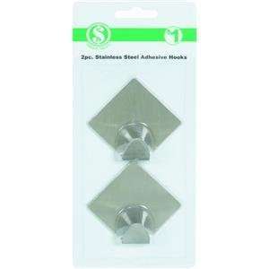  Stainless Steel Adhesive Hooks