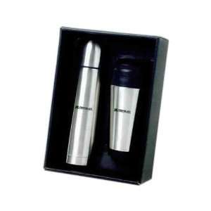 Keep it Hot Collection   Stainless steel flask and tumbler set 