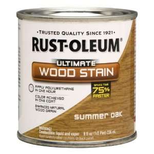  Rust Oleum 260360 Ultimate Wood Stain, Half Pint, Summer 