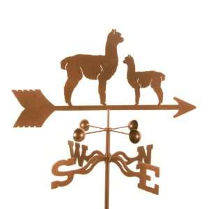  Alpaca with Baby Roof Mount Weathervane Patio, Lawn 