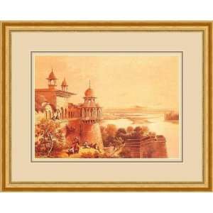  Palace and Fort at Agra by David Roberts, R.A.   Framed 