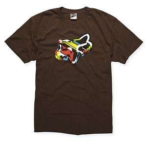   Youth Triple Vision T Shirt   Youth Large/Dark Brown Automotive