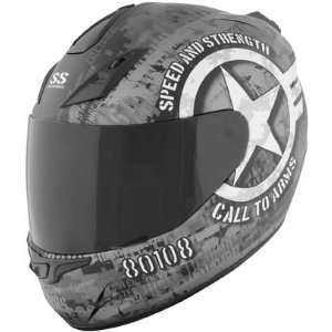   And Strength SS1000 Call To Arms Matte Black Full Face Helmet (L