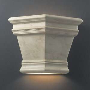 Justice Design 1411 PATA, Ambiance Ceramic Wall Sconce Lighting, 2 