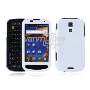VMG Samsung Epic 4G   White Premium Hard 2 Pc Glossy/Smooth Plastic 