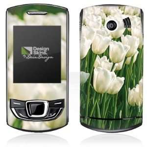  Design Skins for Samsung E2550   White Tulip Design Folie 