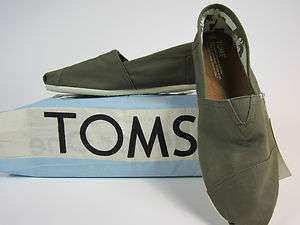 Toms Classics Dark Green Canvas Womens Shoes Mult Sizes Avail New in 