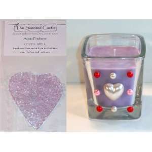  Loves Spell Scented Soy Candle & Aroma Freshener 