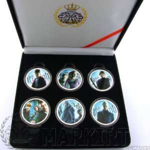  HARRY POTTER PHOTO 6 COIN SET GIFT SYP223 