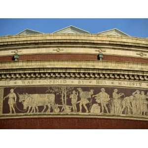  Detail on the Royal Albert Hall, Built in 1871, Kensington 