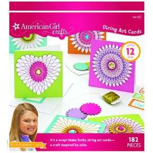   Girl Crafts Art Kit, Julie Albright String Cards Toys & Games