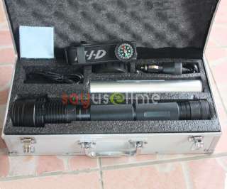 75W/55W/35W HID Xenon Black Torch Flashlight Spotlight 7500LM 7800mAh 