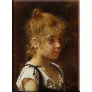 Portrait of a Young Girl 12x16 Streched Canvas Art by 