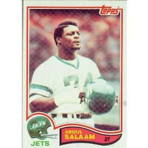  1982 Topps #180 Abdul Salaam   New York Jets (Football 