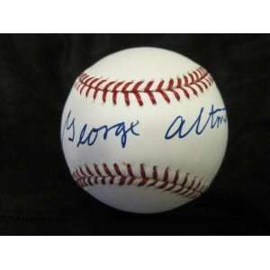  George Altman Autographed Baseball   Official Major League 