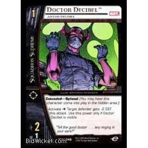  Decibel, Anton Decibel (Vs System   The Avengers   Doctor Decibel 