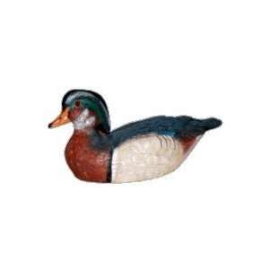  Decoys 14 in. Gold Seal Wood Duck Drake Patio, Lawn 