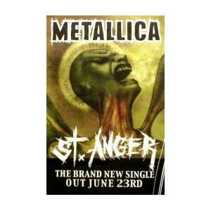  METALLICA St Anger   Single Music Poster