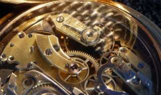 1900 gold pocket watch, Charles Locle minute repetition, Chronograph 