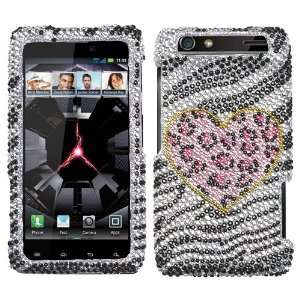  Playful Leopard Diamante Phone Protector Faceplate Cover 