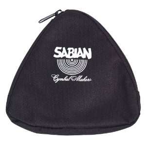  Sabian Triangle Bag, 4 inch Black Zippered Musical 