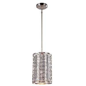  By Zlite Saatchi Collection Brushed Nickel Finish 1 Light 