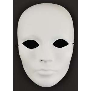  Mask It Full Female Mask, 8 1/2 Inch, White Arts, Crafts 
