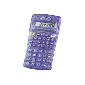  Sharp SHREL501WBBL 10 Digit Calculator, w/Cover, 131 