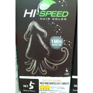  Hi speed Hair Color with Squid Ink natural Brown Beauty