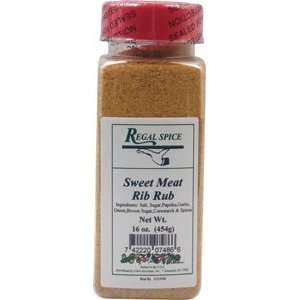 Regal Sweet Meat Rib Rub 16 oz.  Grocery & Gourmet Food