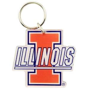  NCAA Illinois Fighting Illini High Definition Keychain 